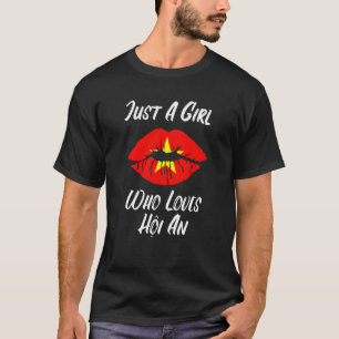 Lipese liefde Vietnamese vlag Hoi T-shirt