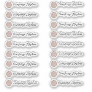 Lipglans Verpakking Eigen Logo Sticker