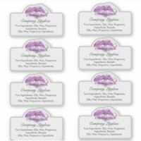 Lipgloss Lip Afdruk Logo Ingredient Bedrijf