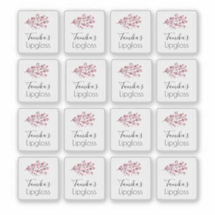 Lipgloss Verpakking Logo Kersenbloesem Boom Sticker