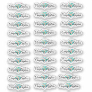 Lipgloss Verpakkingslogo Diamant Merk Sticker