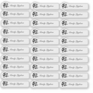 Lipglossverpakking Vlinderlogo Merkidentiteit Held Sticker