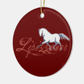 Lipizzaner Keramisch Ornament (Links)