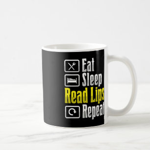 Liplezing ASL Handgebaar Doof Gehoorverlies AWA Koffiemok