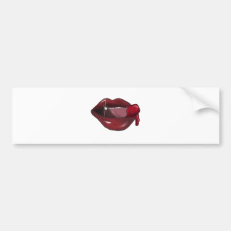 lippen bloedtanden bumpersticker