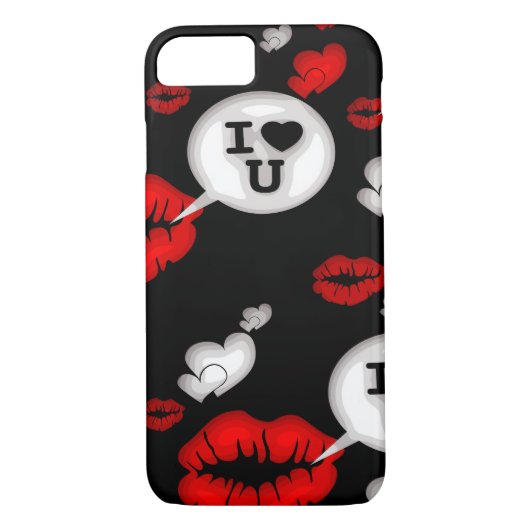 Lippen en liefdespraat Case-Mate iPhone case (Achterkant)