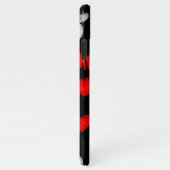 Lippen en liefdespraat iPhone hoesje (Rechterkant)