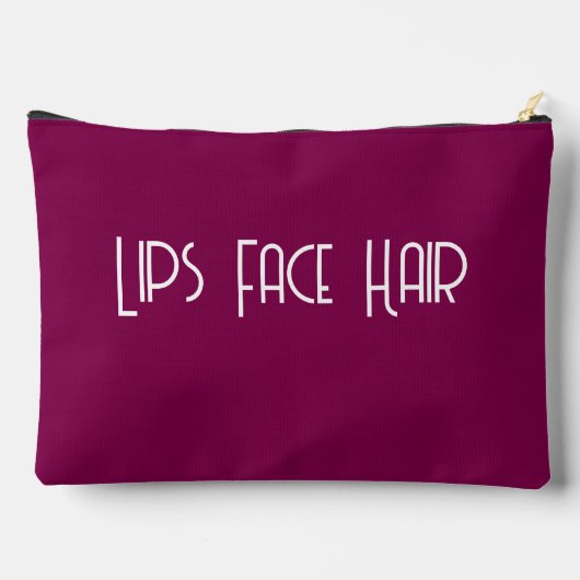 Lippen gezichtshaar etui (Achterkant)