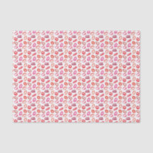 Lippen Kiss Print Tissue Papier