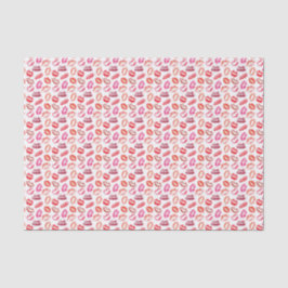 Lippen Kiss Print Tissue Papier