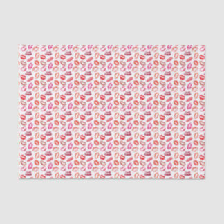 Lippen Kiss Print Tissue Papier