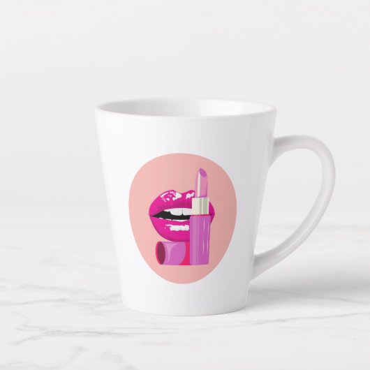 Lippen Latte Mok (Rechts)