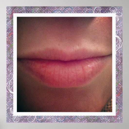 lippen poster (Voorkant)