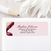 Lippen Retouradreslabels Etiket (Insitu)