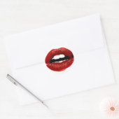 lippen ronde sticker (Envelop)