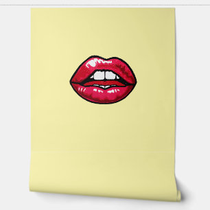 lippenbehangspatroon leuk behang