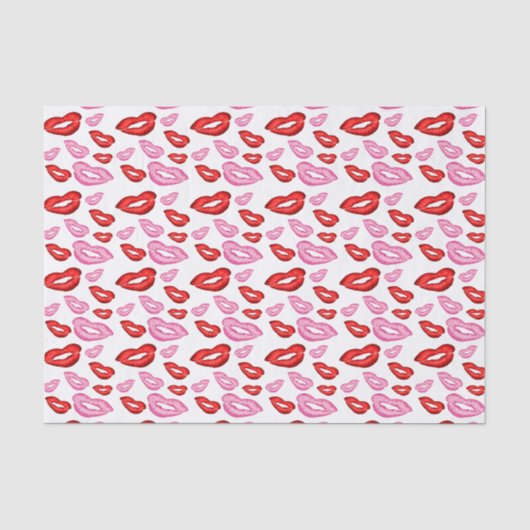 Lippenstift Afdrukken Tissuepapier (Voorkant)