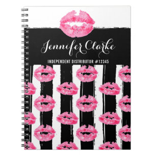 Lippenstift Distributeur Roze Lippen Kus Gepersona Notitieboek