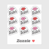 Lippenstift Distributeur Roze & Rode Kus Tester Tu Sticker (Vel)