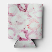 Lippenstift Kiss: Liefde Verklaring Patroon Blikjeskoeler (Voorkant)