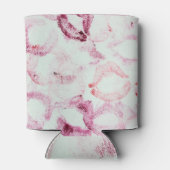 Lippenstift Kiss: Liefde Verklaring Patroon Blikjeskoeler (Achterkant)