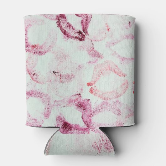 Lippenstift Kiss: Liefde Verklaring Patroon Blikjeskoeler (Achterkant)