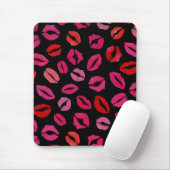 Lippenstift Kisses Mousepad Muismat (Met muis)