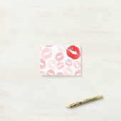 Lippenstift Lippen Post-it® Notes (Op bureau)