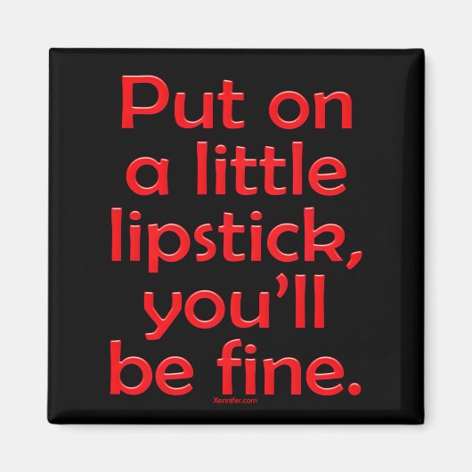 Lippenstift magneet (Voorkant)