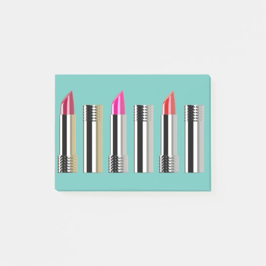 Lippenstift Notities Post-it® Notes (Voorkant)