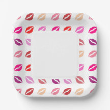 Lippenstift Print Papier Borden