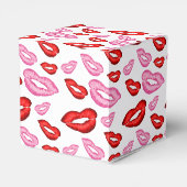 Lippenstift prints bedankdoosjes (Achterkant)