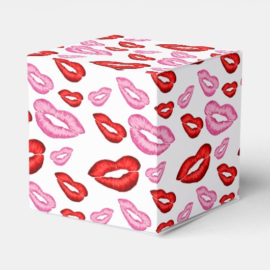 Lippenstift prints bedankdoosjes (Achterkant)