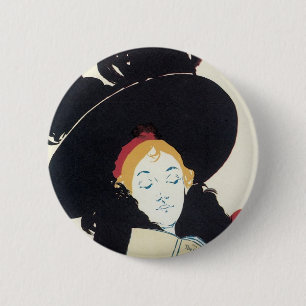 Lippincott's februari ronde button 5,7 cm