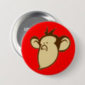 Lippy Monkey Button (Voorkant /achterkant)