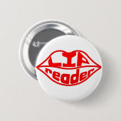 Lipreader badge doof gehoor lippensprei ronde button 5,7 cm (Voorkant /achterkant)