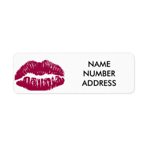LIPS ADRESLABEL/BOEKENLABEL ETIKET