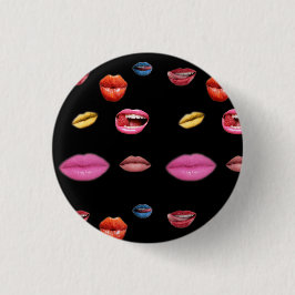 Lips-badge Ronde Button 3,2 Cm