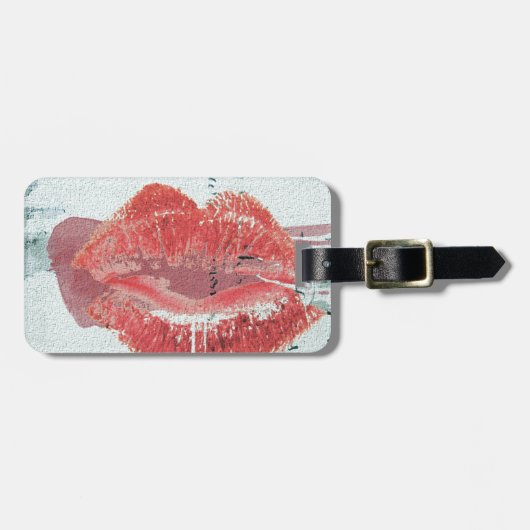Lips Bagagelabel (Voorkant horizontaal)