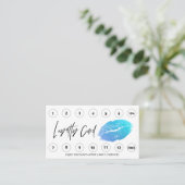 *~* LIPS Bedankt dat je QR LOGO beloont Klantenkaartje (Staand voorkant)