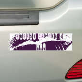 Lips-Bumpersticker Bumpersticker (Op auto)