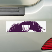 Lips-Bumpersticker Bumpersticker (Op auto)