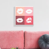 Lips Canvas Afdruk (Insitu (Woonkamer))