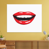 Lips Canvas Afdruk (Insitu (Woonkamer))
