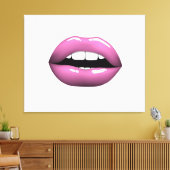 Lips Canvas Afdruk (Insitu (Woonkamer))