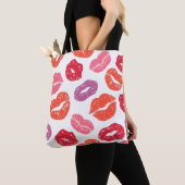 Lips-Canvas tas (Dichtbij)