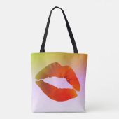 Lips Custom All-Over-Print Canvas tas (Achterkant)
