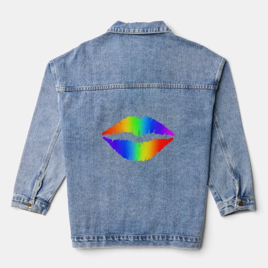 Lips Denim Jasje Jacket (Achterkant)