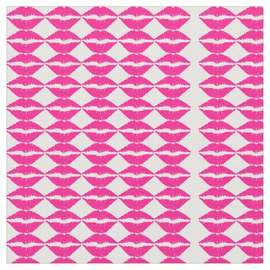 Lips Fabric Stof (Close Up)