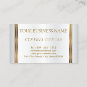 Lips Gold Confetti en Paarse Lips Visitekaartje (Achterkant)